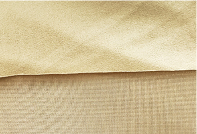 土黃色邊綸布絨布